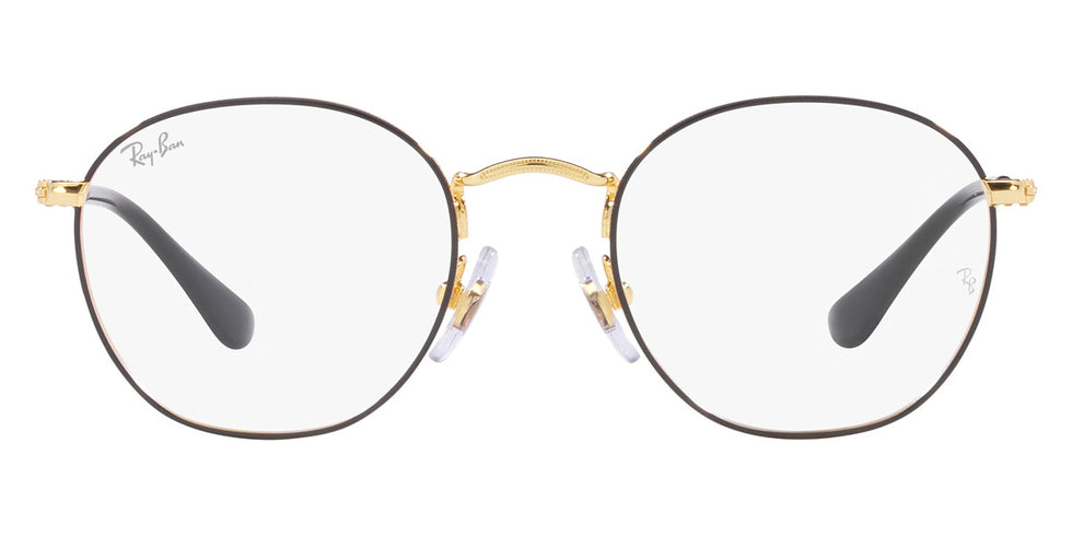 Ray-Ban® Junior Rob Ry9572V RY9572V 4064 48 - Black on Silver Eyeglasses