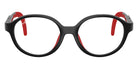 Ray-Ban® RYA1981 RYA1981 7529 45 Eyeglasses - Black/Red