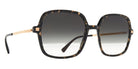Mykita® SAIMA MYK SAIMA C22 Champagne Gold/Antigua / Raw Black Gradient 52 - C22 Champagne Gold/Antigua / Raw Black Gradient Sunglasses