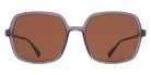 Mykita® SAIMA MYK SAIMA C93 Matte Smoke/Blackberry / Brown Solid 52 - C93 Matte Smoke/Blackberry / Brown Solid Sunglasses