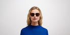 Mykita® SAIMA MYK SAIMA C93 Matte Smoke/Blackberry / Brown Solid 52 - C93 Matte Smoke/Blackberry / Brown Solid Sunglasses