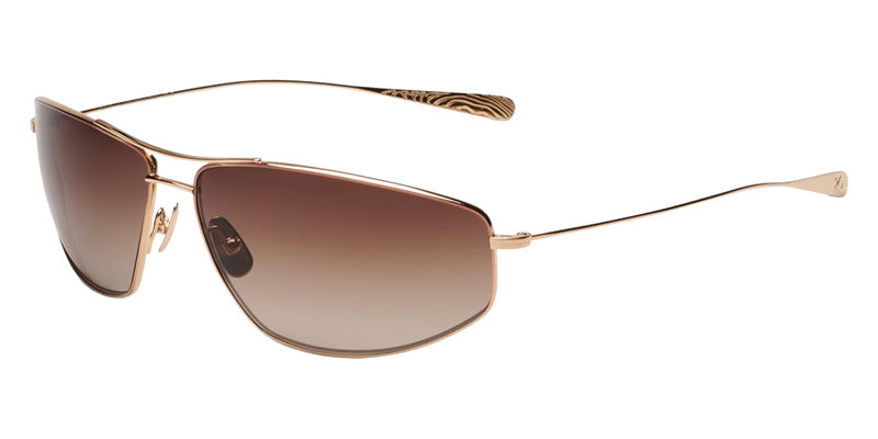 Salt.® Jahn Sunglasses - Brown Enamel Gold Gradient
