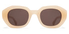 Mykita® SATIN MYK SATIN C188 Blonde/Shiny Silver / Brown Solid 45 - C188 Blonde/Shiny Silver / Brown Solid Sunglasses