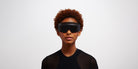 Mykita® SATORI MYK SATORI MD1 Pitch Black / Darkgrey Solid Double 155 - MD1 Pitch Black / Darkgrey Solid Double Sunglasses