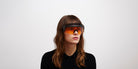 Mykita® SATORI MYK SATORI MD22 Ebony Brown / Tangerine and Cedar Double 155 - MD22 Ebony Brown / Tangerine and Cedar Double Sunglasses