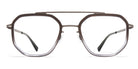 Mykita® SATU MYK SATU A54 Shiny Graphite/Grey Gradient 51 - A54 Shiny Graphite/Grey Gradient Eyeglasses