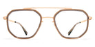 Mykita® SATU MYK SATU A83-Champagne Gold/Clear Ash 51 - A83-Champagne Gold/Clear Ash Eyeglasses