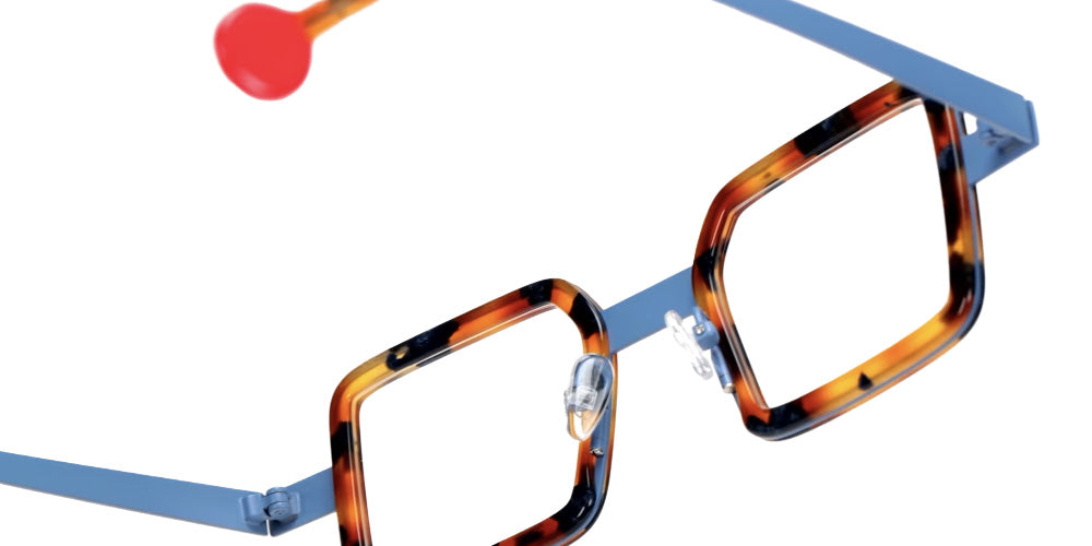 Sabine Be® Be Box Eyeglasses - 898 Blue Jeans Satin | Tortie Fawn Blue Shiny