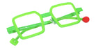 Sabine Be® Be Box Eyeglasses - 899 Green Fluorescent Satin | Green Fluorescent Three-Phase Shiny