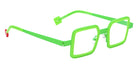 Sabine Be® Be Box Eyeglasses - 899 Green Fluorescent Satin | Green Fluorescent Three-Phase Shiny