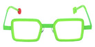 Sabine Be® Be Box Eyeglasses - 899 Green Fluorescent Satin | Green Fluorescent Three-Phase Shiny