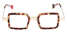Sabine Be® Be Box Eyeglasses - 901 Gold Champagne Brilliant| Tortie Gray Shiny