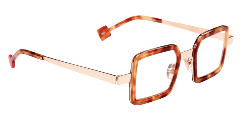 Sabine Be® Be Box Eyeglasses - 903 Gold Rose Shiny | Scale Hops Shiny