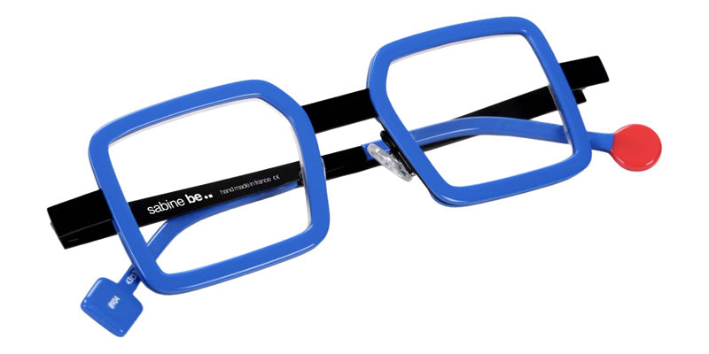 Sabine Be® Be Box Eyeglasses - 904 Black Shiny | Blue Majorelle Shiny |