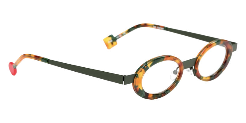 Sabine Be® Be Curve Eyeglasses - 908 Khaki Satin-Finished/Scale Fawn Khaki Shiny