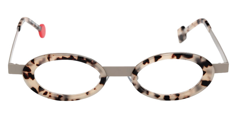 Sabine Be® Be Curve Eyeglasses - 909 Putty Satin-Finished/Scale Taupe Chocolate Shiny