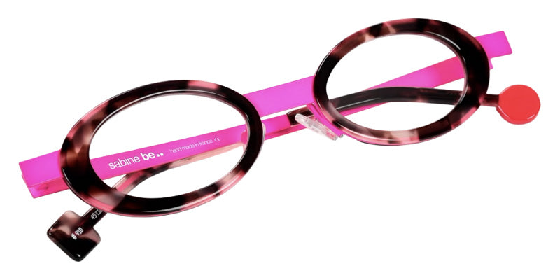 Sabine Be® Be Curve Eyeglasses - 910 Rose Fluorescent Satin/Scale Rosé Shiny