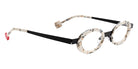 Sabine Be® Be Curve Eyeglasses - 912 Black Shiny/White Broken Nude Black Shiny