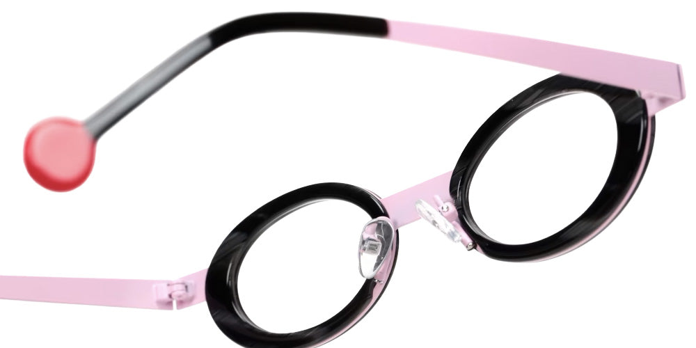 Sabine Be® Be Curve Eyeglasses - 913 Rose Pastel Satin-Finished/Gray Fawn Shiny