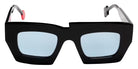 Sabine Be® Be Drunk Sun Sunglasses - 766 Black Shiny -Blue Aqua