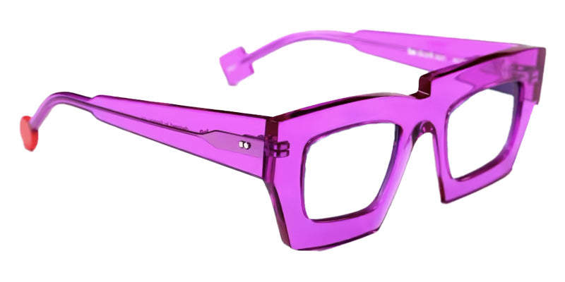 Sabine Be® Be Drunk Sun Sunglasses - 807 Gb Violine Translucent Shiny Glasses Deg Gray|Blue