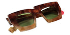 Sabine Be® Be Drunk Sun Sunglasses - 914 Scale Clear Degraded Shiny