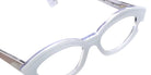 Sabine Be® Be Flirty Eyeglasses - 166 Crystal Shiny/White/Crystal Shiny