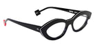 Sabine Be® Be Flirty Eyeglasses - 167 Blue Marine Shiny/White/Crystal Shiny