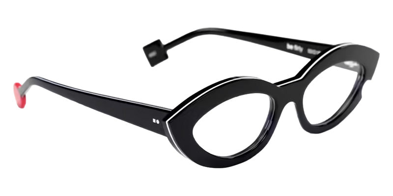 Sabine Be® Be Flirty Eyeglasses - 167 Blue Marine Shiny/White/Crystal Shiny