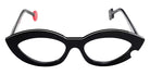 Sabine Be® Be Flirty Eyeglasses - 167 Blue Marine Shiny/White/Crystal Shiny