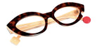 Sabine Be® Be Flirty Eyeglasses - 173 Tortoiseshell Auburn Shiny/White/Peach Shiny