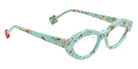 Sabine Be® Be Flirty Eyeglasses - 641 Turquoise Marbled Mat