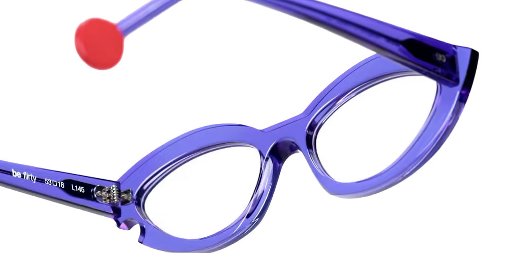 Sabine Be® Be Flirty Eyeglasses - 917 Violet Translucent Shiny