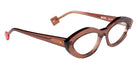Sabine Be® Be Flirty Eyeglasses - 947 Brown Translucent Shiny