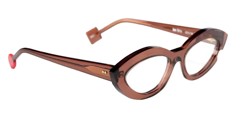 Sabine Be® Be Flirty Eyeglasses - 947 Brown Translucent Shiny