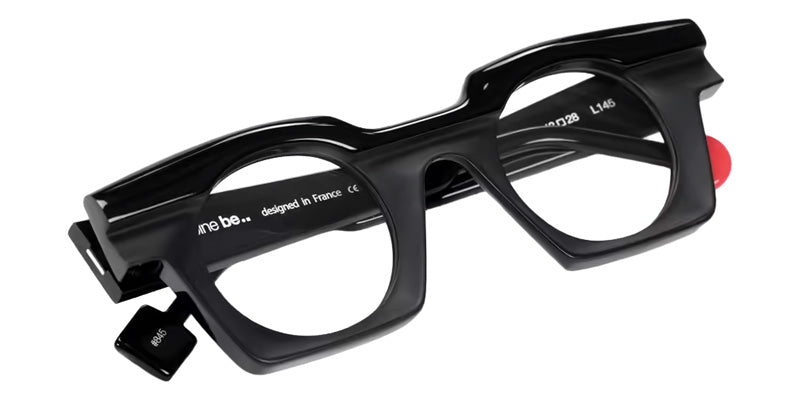 Sabine Be® Be Gangster Flow Eyeglasses - 845 Black Shiny | Black Mat
