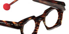 Sabine Be® Be Gangster Flow Eyeglasses - 853 Tortoiseshell Veined Dark Shiny | Tortoiseshell Veined Dark Mat