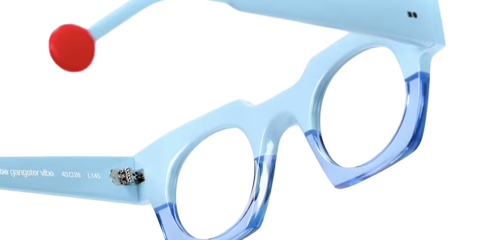 Sabine Be® Be Gangster Vibe Eyeglasses - 928 Blue Pastel Shiny - Blue Translucent Shiny