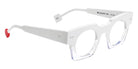 Sabine Be® Be Gangster Vibe Eyeglasses - 930 White Shiny- Crystal Shiny