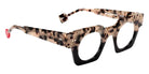 Sabine Be® Be Gangster Vibe Eyeglasses - 931 Scale Mole| Chocolate Shiny- Brown Dark Shiny