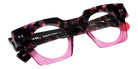 Sabine Be® Be Gangster Vibe Eyeglasses - 932 Scale Black |Fuchsia Shiny - Rose Lively Translucent Shiny