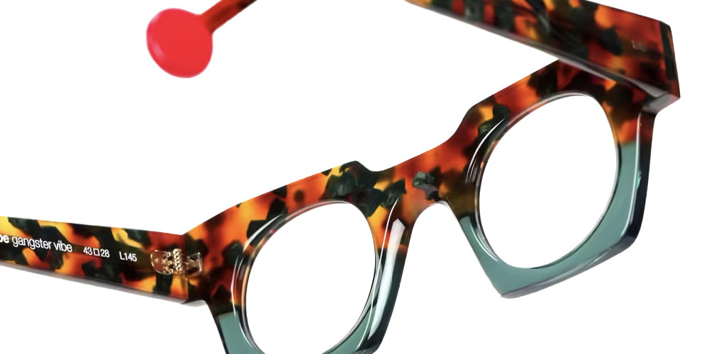 Sabine Be® Be Gangster Vibe Eyeglasses - 933 Scale Fawn Khaki Shiny - Khaki Translucent Shiny