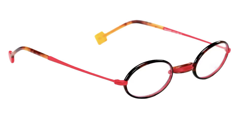 Sabine Be® Be Mayfair Eyeglasses - 999 Rose Fluorescent Satin - Blue Majorelle Shiny