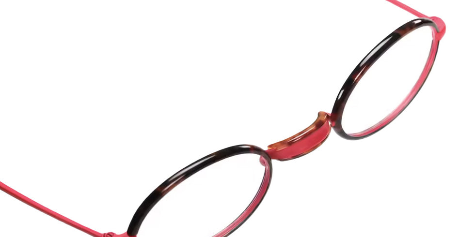 Sabine Be® Be Mayfair Eyeglasses - 999 Rose Fluorescent Satin - Blue Majorelle Shiny