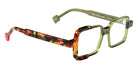 Sabine Be® Mini Be Cubic Swell Eyeglasses - 888 Khaki Translucent Shiny/Tortoiseshell Fawn Khaki Shiny