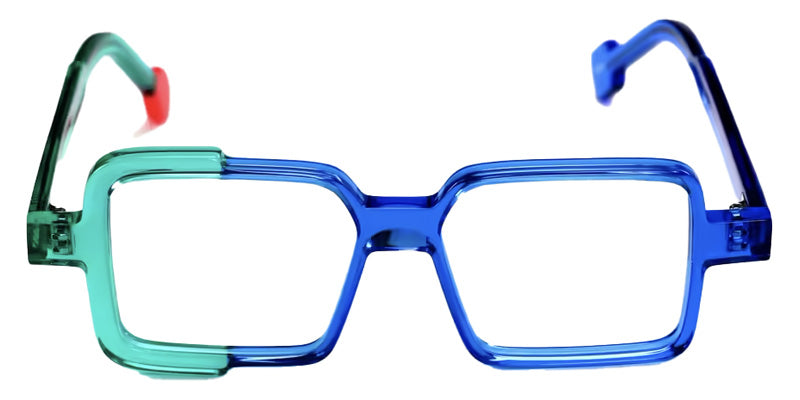 Sabine Be® Mini Be Cubic Swell Eyeglasses - 953 Mint Translucent Shiny - Blue Maqjorelle Translucent