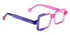 Sabine Be® Mini Be Cubic Swell Eyeglasses - 955 Violet Translucent Shiny - Fuchsia Translucent Shiny
