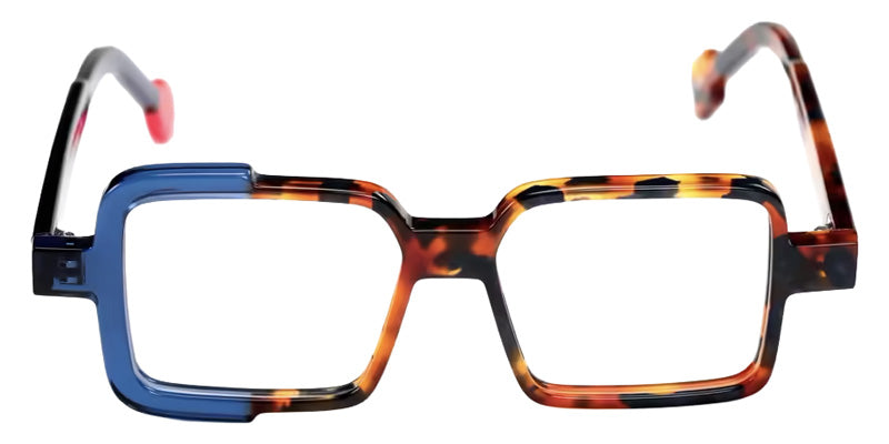 Sabine Be® Mini Be Cubic Swell Eyeglasses - 956 Blue Jeans Translucent Shiny - Scale Fawn Blue Jeans Shiny