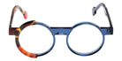 Sabine Be® Mini Be Loop Swell Eyeglasses - 885 Blue Jeans Translucent Shiny/Tortoiseshell Fawn Blue Shiny