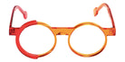 Sabine Be® Mini Be Loop Swell Eyeglasses - 950 Red Lively Translucent Shiny - Orange Translucent Shiny